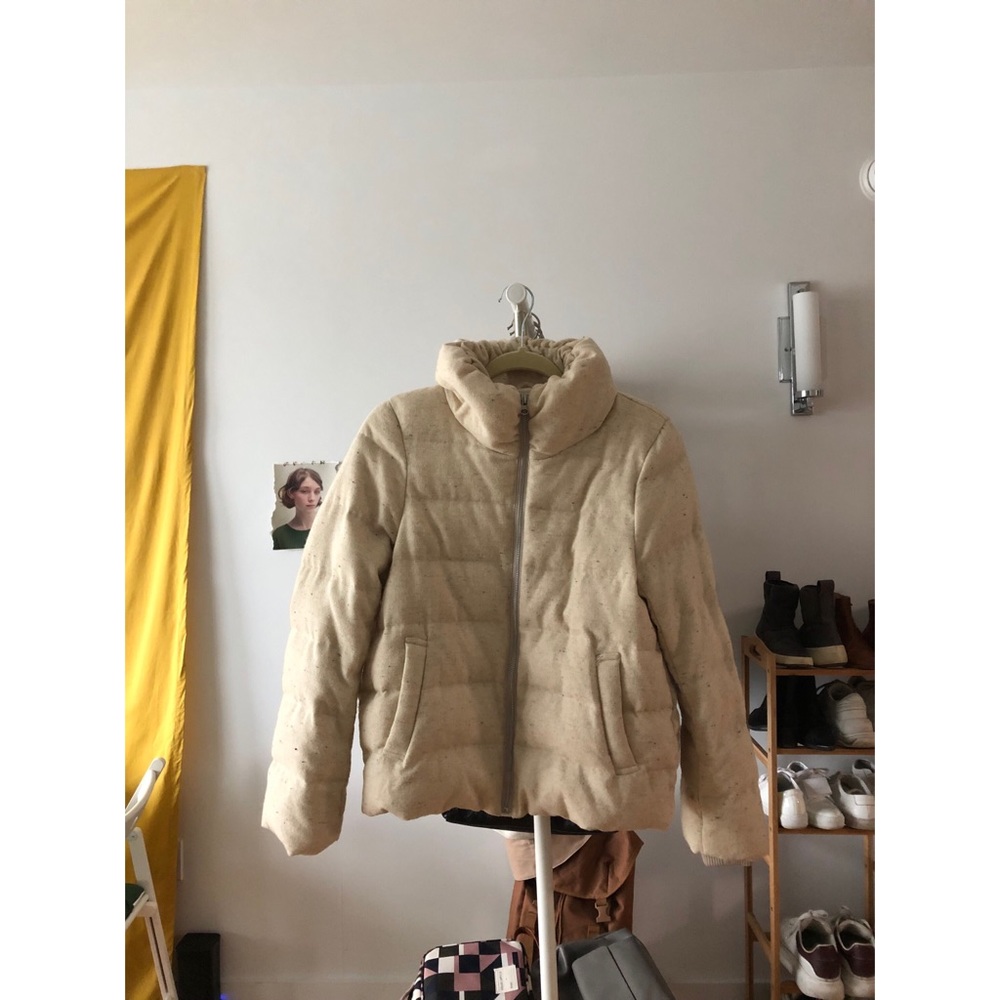 MUJI Beige Down Coat